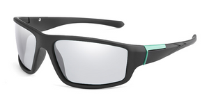 Shades Collection Matte Black Sport Goggles Sun Glasses