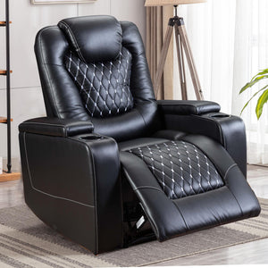 Power Recliner Chair with USB Ports and Cup Holders