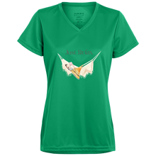 Just Relax  Ladies’ Moisture-Wicking V-Neck Tee