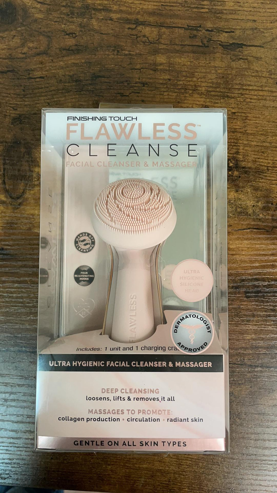 FLAWLESS Cleanser Facial Cleansing Brush - Pink