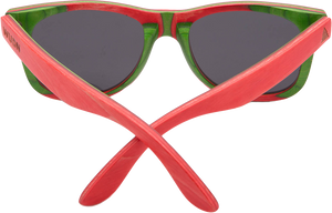 Recycled Skatedeck Bluntslide Red Sunglasses by WUDN